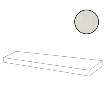 Ступень Atlas Concorde Russia Rinascente Resin White Scalino Angolare Dx 620070002710 33x160 матовая