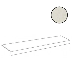 Ступень Atlas Concorde Russia Rinascente Resin White Scalino Frontale 620070002735 33x120 матовая