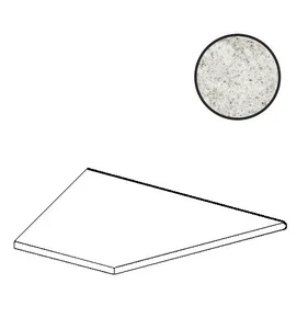 Спецэлемент Atlas Concorde Russia Forte Dei Marmi Quark Brazilian White Round Angolo Esterno Dx 620090001130 30x60 матовый