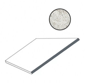 Forte Dei Marmi Quark Brazilian White Round Angolo Esterno Sx 620090001131