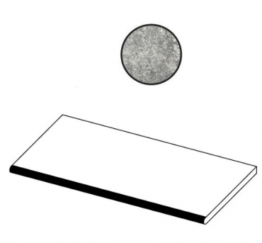 Спецэлемент Atlas Concorde Russia Forte Dei Marmi Quark Persian Grey Round 620090001096 30x60 матовый