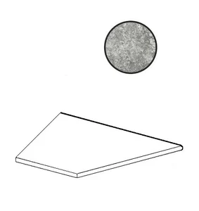 Спецэлемент Atlas Concorde Russia Forte Dei Marmi Quark Persian Grey Round Angolo Esterno Dx 620090001094 30x60 матовый