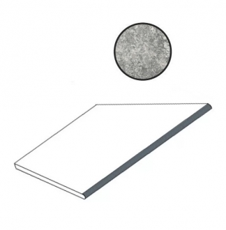 Forte Dei Marmi Quark Persian Grey Round Angolo Esterno Sx 620090001095