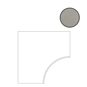 Спецэлемент Atlas Concorde Russia Rinascente Grey Bordo Curvilineo Round 30 620090000927 60x60 матовый