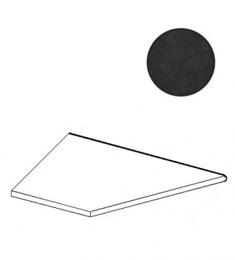 Спецэлемент Atlas Concorde Russia Rinascente Resin Tarmac Round Angolo Esterno Dx 620090001148 30x60 матовый