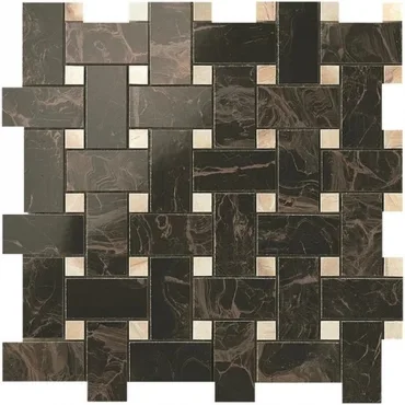 Мозаика Atlas Concorde Russia S.M. Frappuccino Dark Twist Mosaic 600110000071 30,5x30,5 глянцевая
