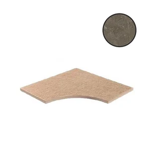 Спецэлемент Atlas Concorde Russia Supernova Stone Grey Bordo Curvilineo Round 30 620090000476 60x60 структурированный