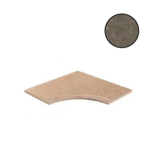 Спецэлемент Atlas Concorde Russia Supernova Stone Grey Bordo Curvilineo Svasato Round 30 620090000475 60x60 структурированный