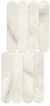 Мозаика Atlas Concorde Russia Symphonyx Crystal Mosaic Ellipse Lap 620110000162 23,5x56 лаппатированная