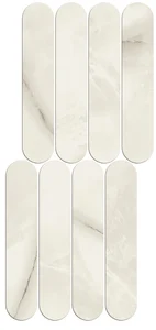 Мозаика Atlas Concorde Russia Symphonyx Crystal Mosaic Ellipse Lap 620110000162 23,5x56 лаппатированная