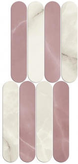 Symphonyx Crystal Mosaic Rose Ellipse Lap 620110000163
