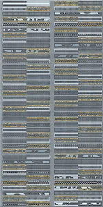 Декоративный элемент Azori Aura Atlantic Geometria Decor 31,5x63 глянцевый