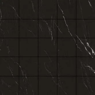 Mosaico Nero Belvedere Lapp. Rett. 6mm 87199