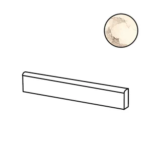 Бордюр Ava Bolgheri Stone Battiscopa Beige Nat Ret 196032 7x60 натуральный