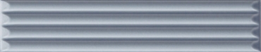 Плитка Ava UP Cannettato Blue Glossy 192137 5x25 глянцевая