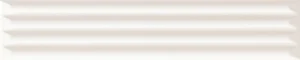 Плитка Ava UP Cannettato White Glossy 192131 5x25 глянцевая