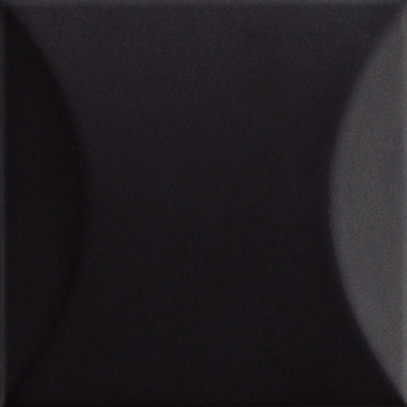 Плитка Ava UP Cuscino Black Matte 192042 10x10 матовая