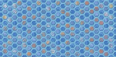 Axima Анкона Декор D1 Синий 30x60 глянцевый