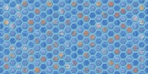 Axima Анкона Декор D1 Синий 30x60 глянцевый