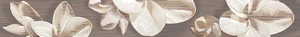 Бордюр Azori Amati Border Plumeria Alba 6,2x50,5 матовый