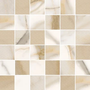 Мозаика Azori Apulia Oro Mosaic 30x30 глянцевая