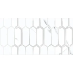 Плитка Azori Calacatta Opaco 00-00108674 Diamond 31,5x63 матовая (микрорельеф)