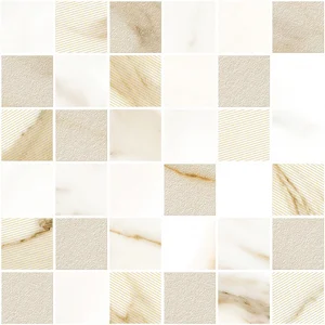 Мозаика Azori Calacatta Royal Mosaic 30x30 матовая