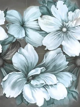 Панно Azori Devore Floris 94,5x126 матовое