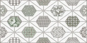 Декоративный элемент Azori Devore Light Geometria 31,5x63 матовый