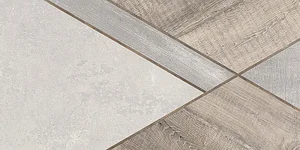 Плитка Azori Grunge Grey Geometry 31,5x63 матовая