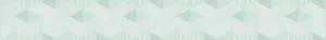 Плитка Azori Lounge Border Mint Geometria 6,2x50,5 матовая