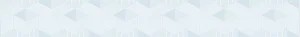 Плитка Azori Lounge Border Mist Geometria 6,2x50,5 матовая