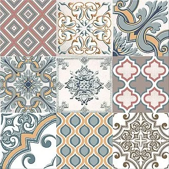Плитка Azori Eclipse Ornament Floor 33,3x33,3 глянцевая