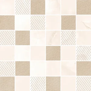Мозаика Azori Opale Beige Mosaic 30x30 глянцевая
