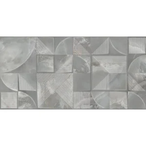 Плитка Azori 00-00110067 Opale GREY STRUTURA 31,5x63 глянцевая