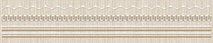 Бордюр Azori Romanico Border Ginkgo 6,2x31,5 матовый