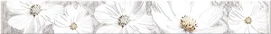 Бордюр Azori Sfumato Grey Floret 6,2x50,5 матовый