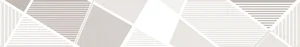 Бордюр Azori Sonnet Border Beige Geometria 6,2x50,5 матовый