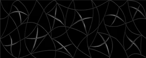 Декоративный элемент Azori Vela Nero Stella 20,1x50,5 глянцевый