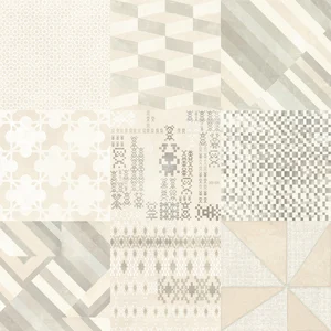 Керамогранит Mutina Azulej Combination Bianco PUACM01 20x20 матовый