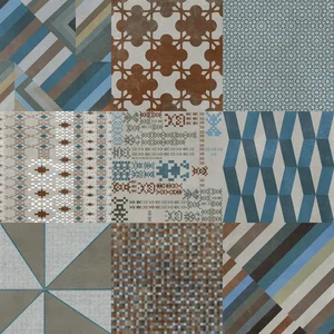 Керамогранит Mutina Azulej Combination Grigio PUACM02 20x20 матовый