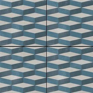 Керамогранит Mutina Azulej Cubo Grigio PUA25 20x20 матовый