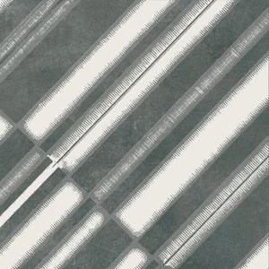 Керамогранит Mutina Azulej Diagonal Nero PUA49 20x20 матовый