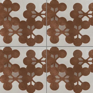 Керамогранит Mutina Azulej Flores Grigio PUA28 20x20 матовый