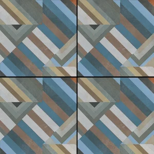 Керамогранит Mutina Azulej Prata Grigio PUA26 20x20 матовый