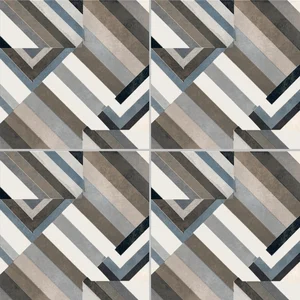 Керамогранит Mutina Azulej Prata Nero PUA46 20x20 матовый