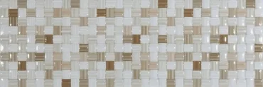 Плитка Azulev Apolo Mosaico Tacos Lines Beige 20x60 глянцевая