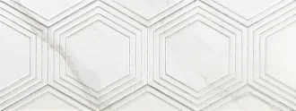 Calacatta Decor Hexa White Matt