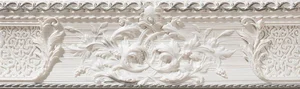 Бордюр Azulev List Delice Decoro Blanco 9x29 матовый