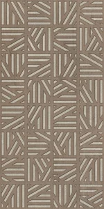 Керамогранит Azulev SNCH000015 Nara Lattice Nightfall/ С.Mud 60x120 матовый
